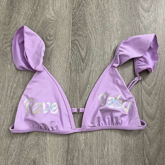 iheartraves Rave Baby bra top - Picture 1 of 2
